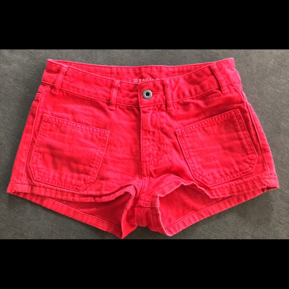 Jack Wills Red Jean Shorts size 2